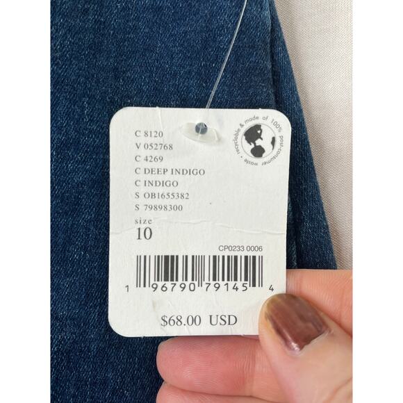 NWT We The Free Layla High Waisted front zipper denim mini skirt, size 10 - Picture 4 of 10